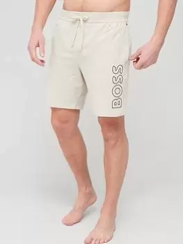 Image of Boss Bodywear Identity Lounge Shorts - Stone