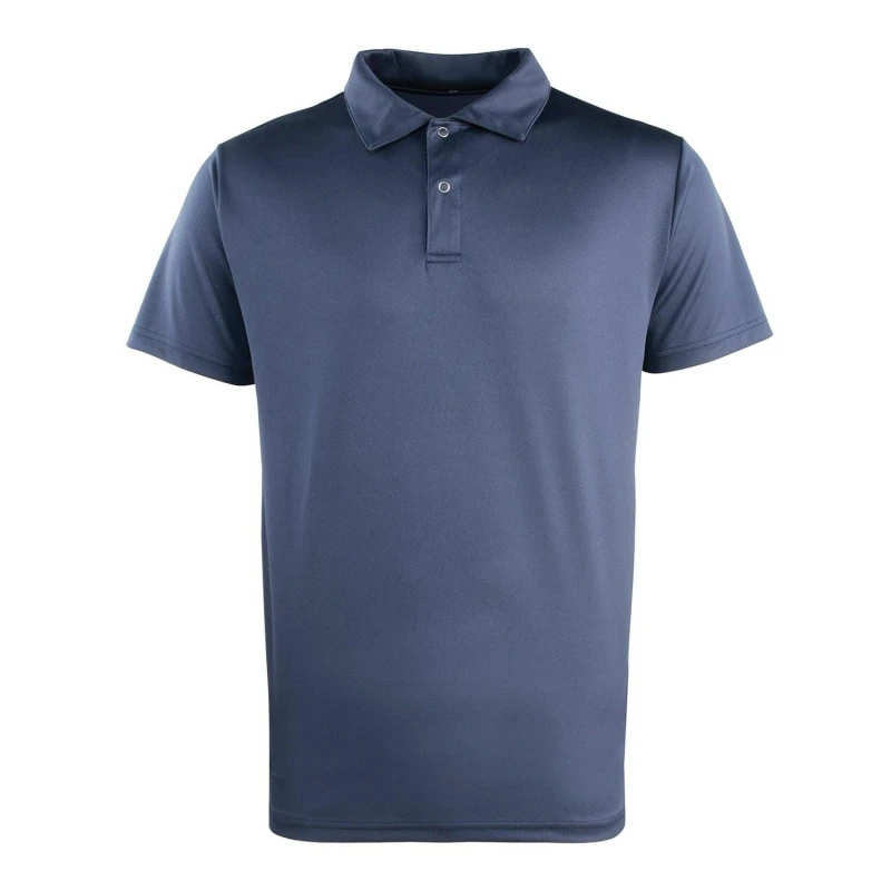 Image of Premier Womens Coolchecker Pique Polo Shirt in Navy Size: XS Navy Female XS