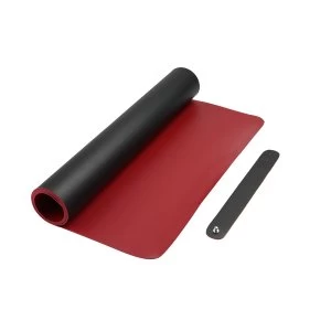 Image of Large Desk Mat M&W Black/Red