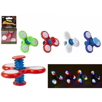 Image of Light Up Bouncing Spinner - Spinnerooz
