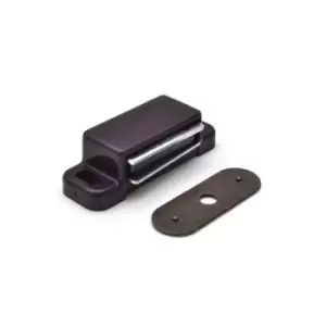 Image of Magnetic Catches Cabinet Cupboard Catch 3-4Kg Pull - Colour Brown - Pack of 2
