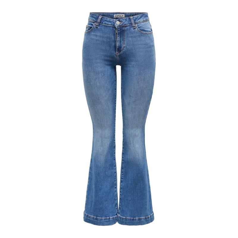 Image of Only Wide Leg Womens Jeans Only Blush retroflared Bleu Female Mx32