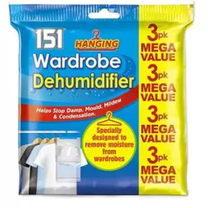 Image of Vivo HOM2978 3 Pack Wardrobe Dehumidifiers