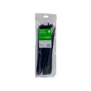 Image of IMT46969 Thorsman Cable Tie TCT 300 x 4.8mm Black - Pk 100 - Schneider Electric
