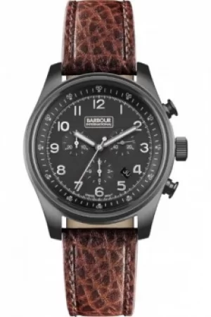 Image of Mens Barbour Byker Chronograph Watch BB033GNBR