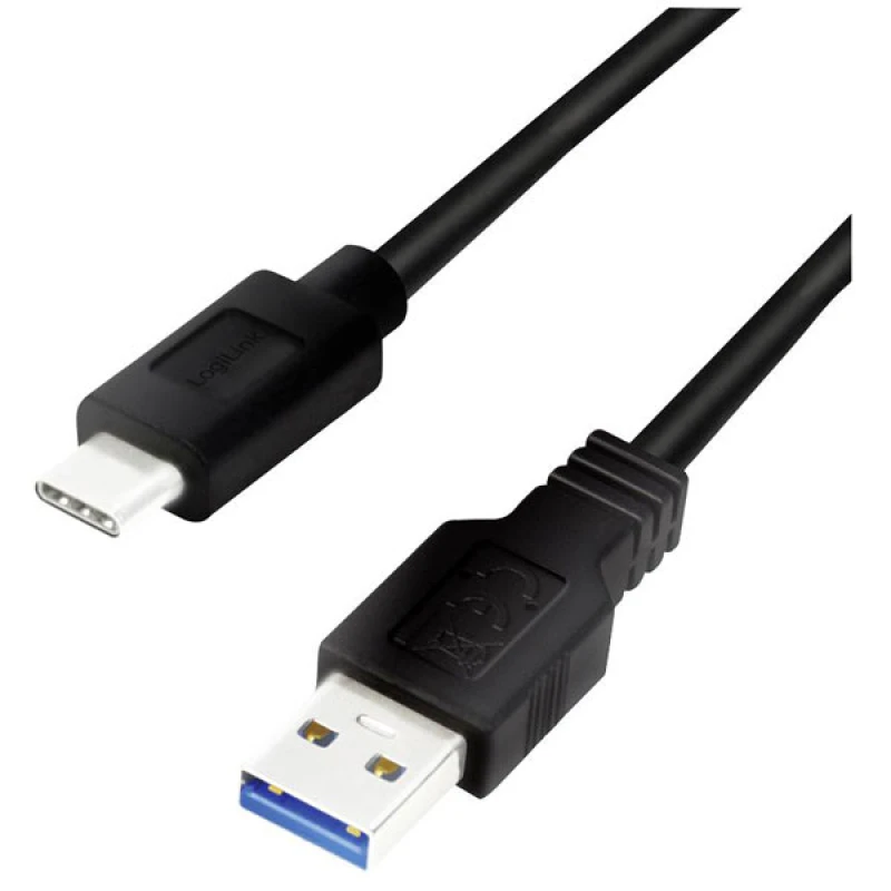 Image of LogiLink CU0170 USB cable USB 3.2 Gen 1 (3.1 Gen 1) 2m USB A USB C Bl