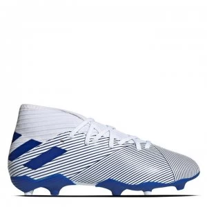 Image of adidas Nemeziz 19.3 Junior FG Football Boots - White/TeamRoyal
