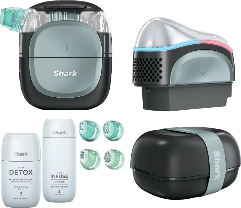 Image of SHARK FacialPro Glow DePuffi At Home Facial - Warm Black 622356354806