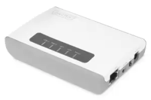 Image of Digitus 2 Port USB 2.0 Wireless Multi-Functional Network Server,...