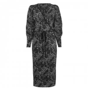 Image of Biba Plisse Dress - Animal Print