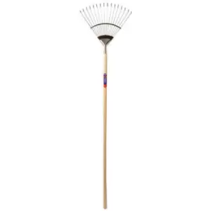 Image of Spear and Jackson Neverbend Stainless Steel Flexo Lawn Rake