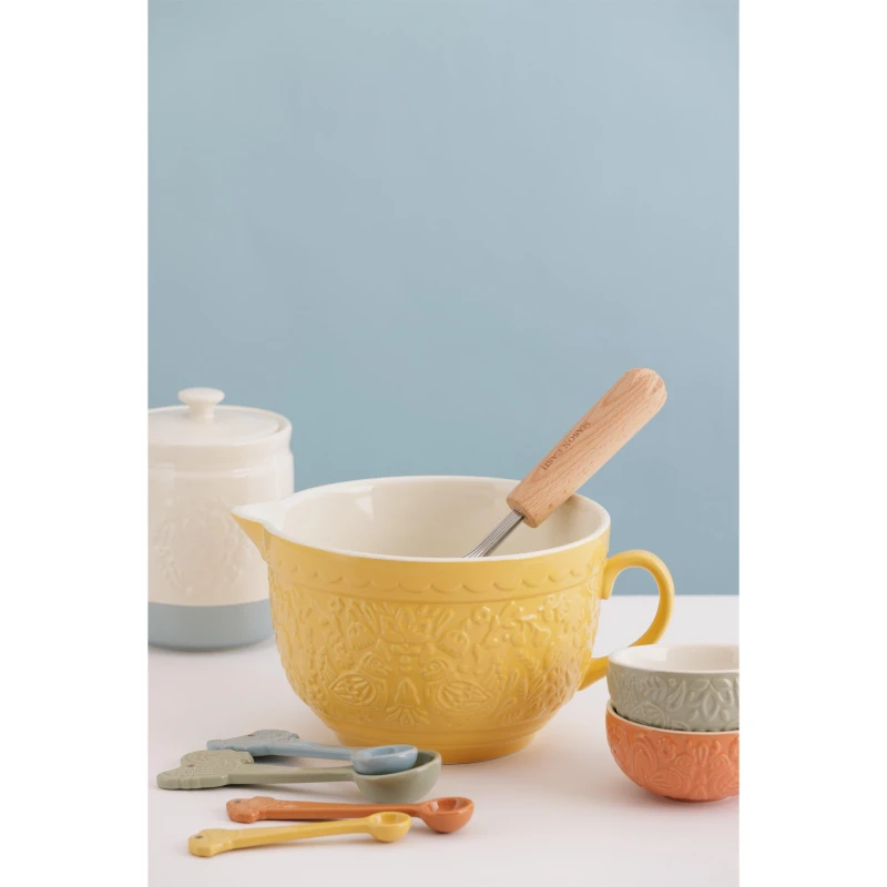 Image of Mason Cash Home to Roost Stoneware Batter Bowl 26cm - Yellow Yellow unisex