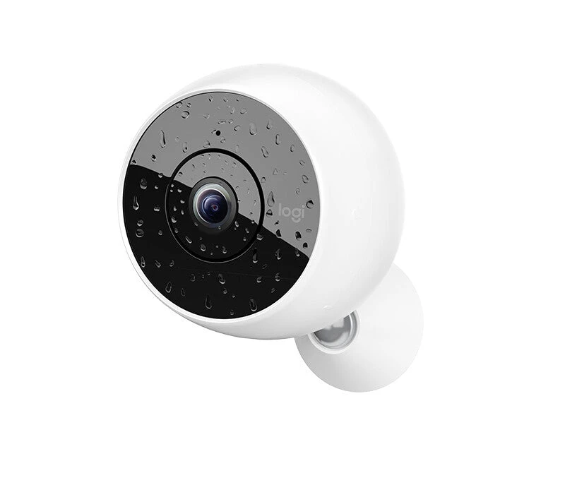 Image of Logitech Logitech CIRCLE 2 COMBO PACK, 2 Wire-Free Cameras + 1 extra Rechargeable Battery Spherical Indoor Wall 961-000472