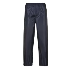 Image of Classic Mens Water Splash Rain Trousers Navy S