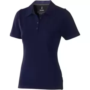 Image of Elevate Markham Short Sleeve Ladies Polo (S) (Navy)
