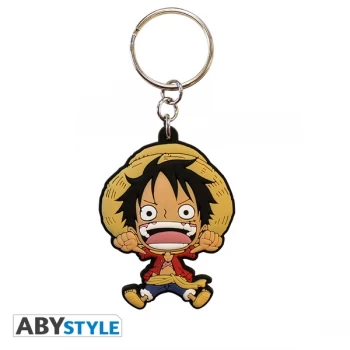 Image of One Piece - Luffy Sd PVC Keyring