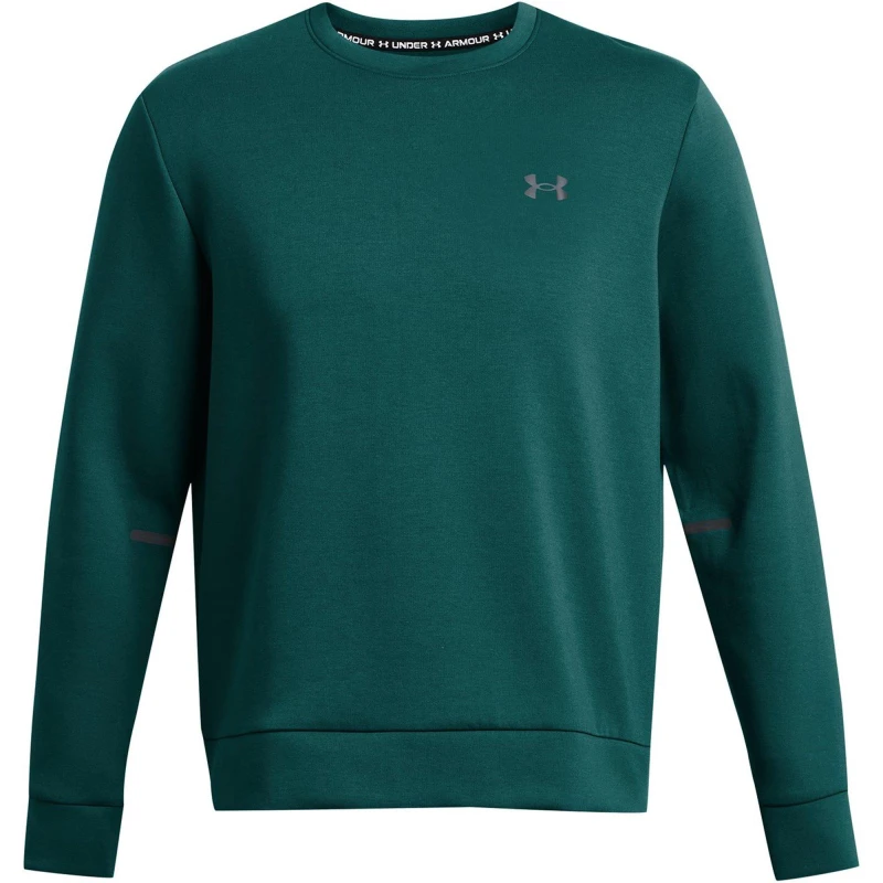 Image of Under Armour Unstoppable Fleece Sweatshirt Mens Blue male XS