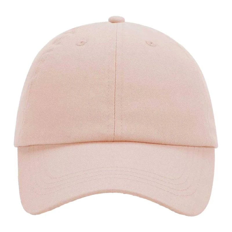 Image of Beechfield Mens 6 Panel Low Profile Baseball Cap in Peach Peach Male One Size