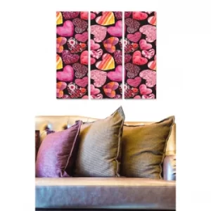 Image of MDF63193367 Multicolor Decorative MDF Painting (3 Pieces)