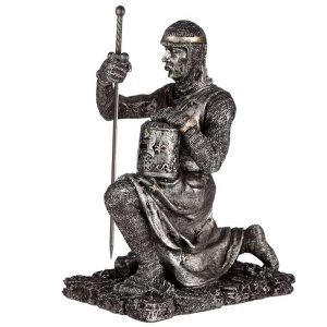 Image of Collectable Kneeling Knight Figurine