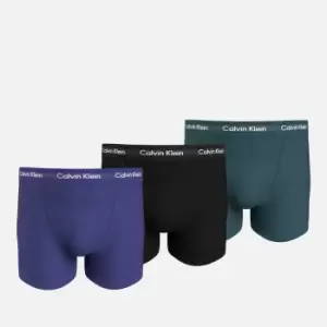 Image of Calvin Klein 3 Pack Cotton-Blend Boxer Trunks - XL
