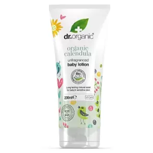 Image of Dr Organic Calendula Unfragranced Baby Lotion