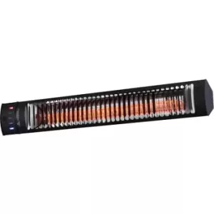 Image of Patio Heater 2800W Mountable Outdoor Fitting With pir Sensor - Black - Litecraft