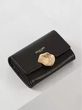 Image of Luella Grey Charlie Small Molten Clasp Purse - Black