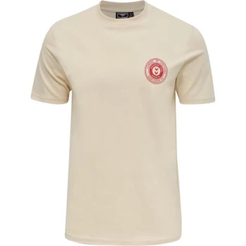 Image of Hummel Hive Michael T Shirt - Bone White 9804
