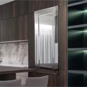 Image of MirrorOutlet Horsley All Glass Modern Dress Mirror 120 X 48 Cm