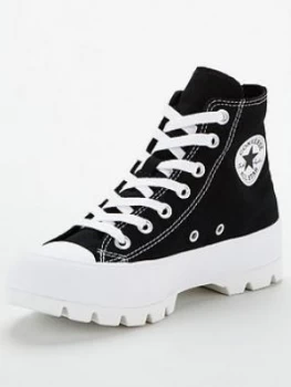 Image of Converse All Star Lugged Hi - Black/White, Size 3, Women