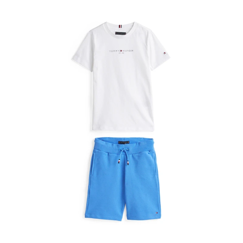 Image of Tommy Hilfiger Kids Essential Coordinated Set White YBR male 14Y