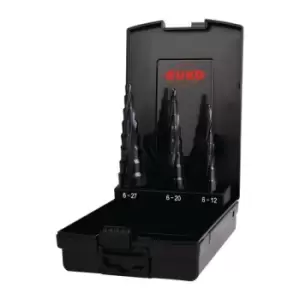 Image of Jeu de forets etages ULTIMATECUT D. 6-12/6-20/6-27mm HSS a goujures helicoidale