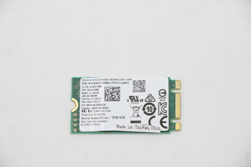 Image of Lenovo 5SS0V15985 internal solid state drive M.2 128GB PCI Express
