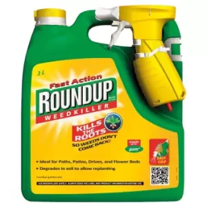 Image of Round Up Roundup Ready To Use Total Weedkiller 3L Garden & Outdoor