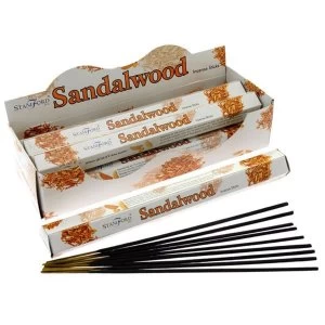 Image of Sandalwood (Pack Of 6) Stamford Hex Incense Sticks