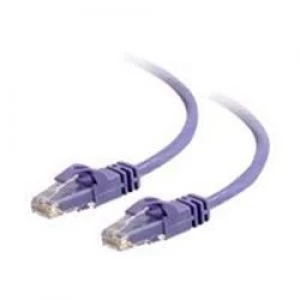 Image of C2G 2m Cat6 550 MHz Snagless Patch Cable - Purple