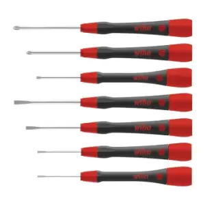 Image of Jeu tournevis de mecanique de precision 260 PK 701 7 pieces fente/PH WIHA