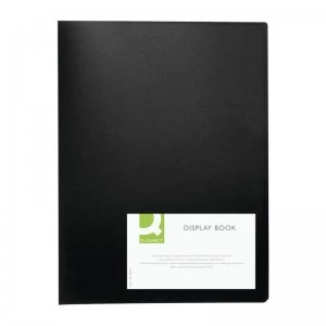 Image of Q Connect Display Book 20pocket Black