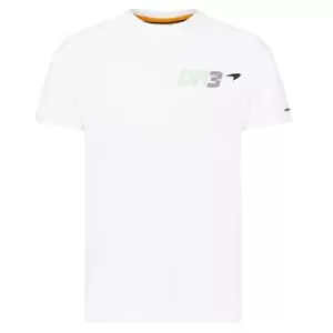 Image of McLaren Daniel Ricciardo DR3 Silverstone Tee (White)