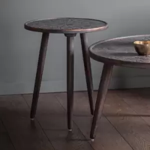 Image of Crossland Grove Mumbai Side Table Grey Black