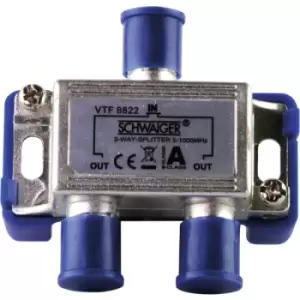 Image of Schwaiger VTF8822 241 Cable splitter Silver