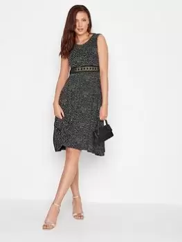 Image of Long Tall Sally Skater Dress - Black, Size 14, Women