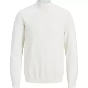 Image of Jack and Jones High Neck Knit - White