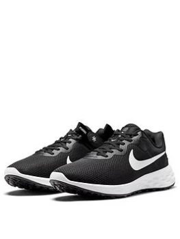 Image of Nike Revolution 6 Flyease - Black/White, Size 8, Men