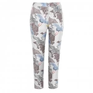 Image of Biba Crane Jacquard Trousers - Ivory