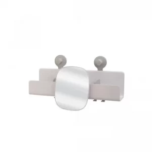 Image of EasyStore Large Shower Shelf with Hinged Mirror