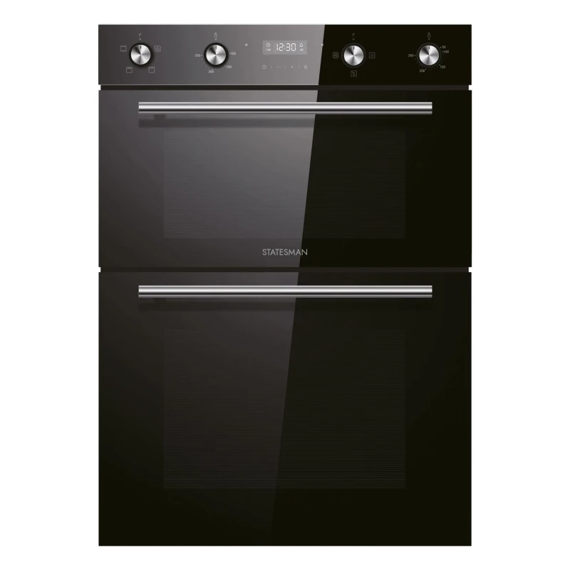 Image of Statesman Built-In Electric Multifunctional Double Oven Black unisex