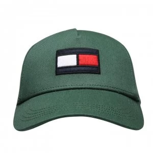 Image of Tommy Hilfiger Tommy Big Flag Cap - Hunter Green