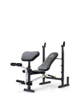 Image of Marcy Folding Standard Weight Bench With Rack